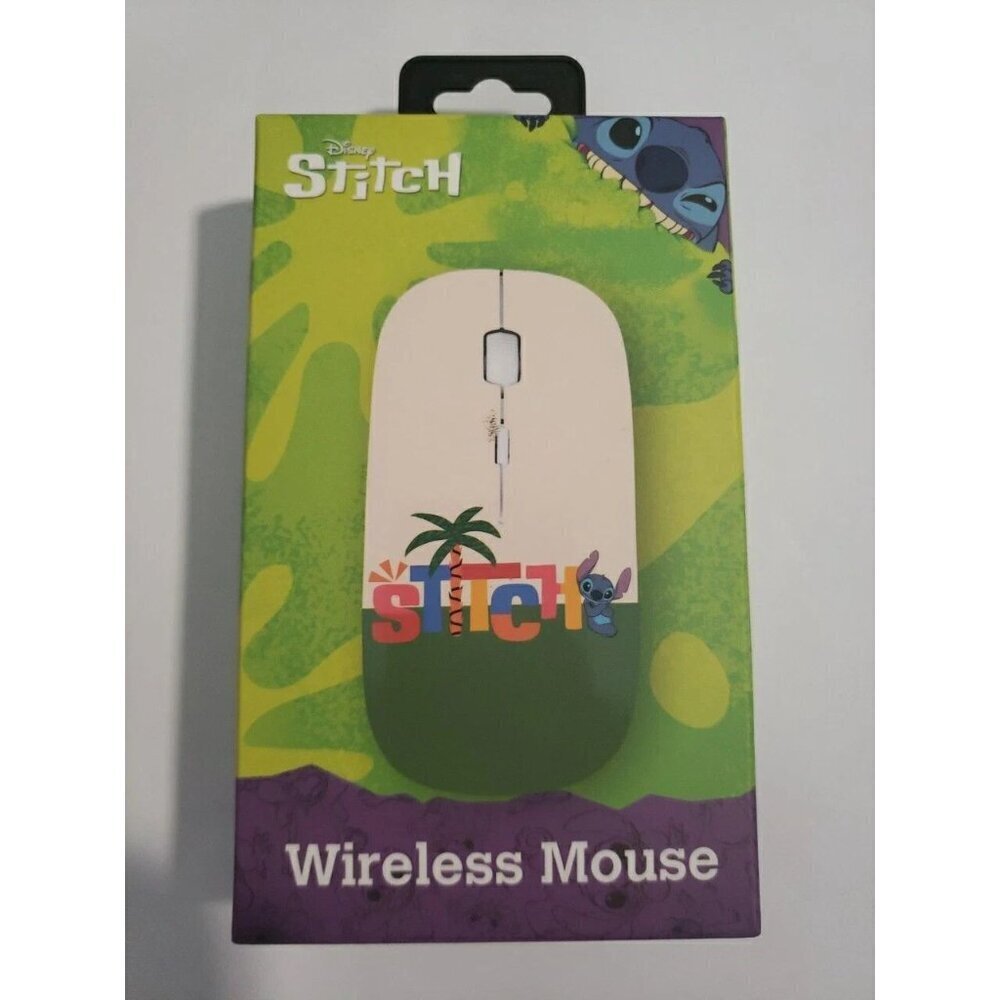 Disney Stitch Wireless Mouse Includes USB Connector NEW!